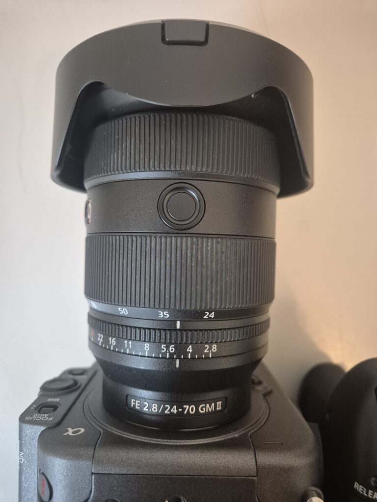Sony FX6 vista dall'alto
