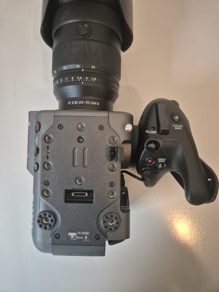 Sony FX6 connettori