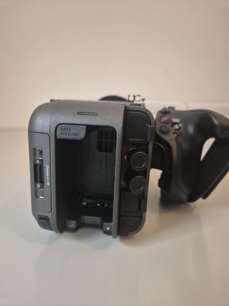 Sony FX6 vista da dietro