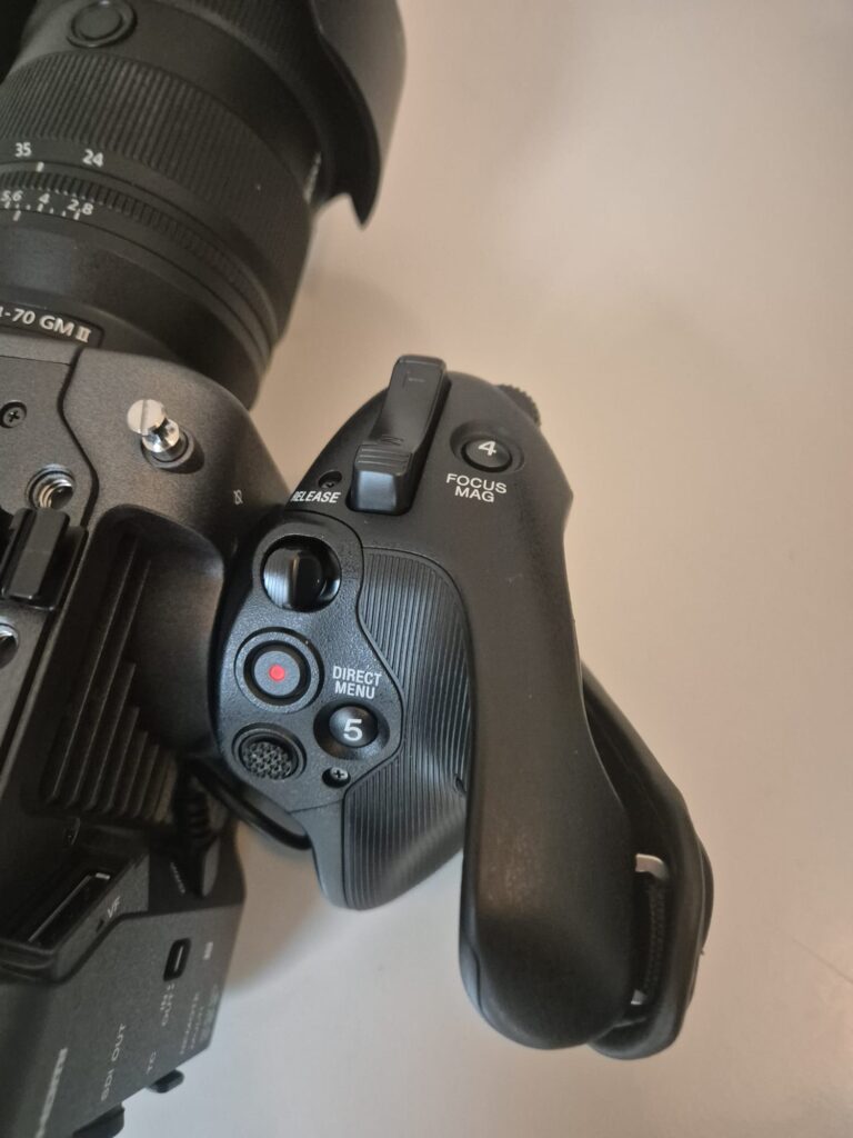 ergonomia della Sony FX6