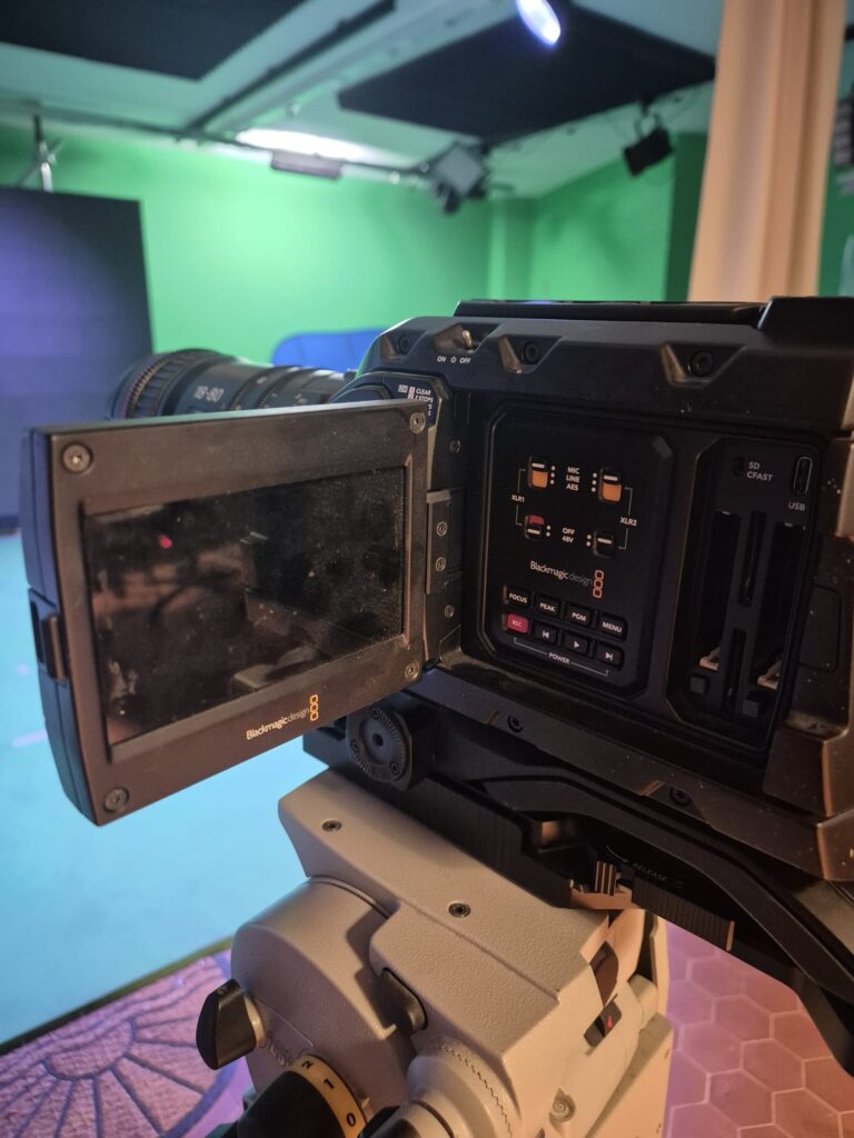 Schermo LCD della Blackmagic Broadcast Ursa G1