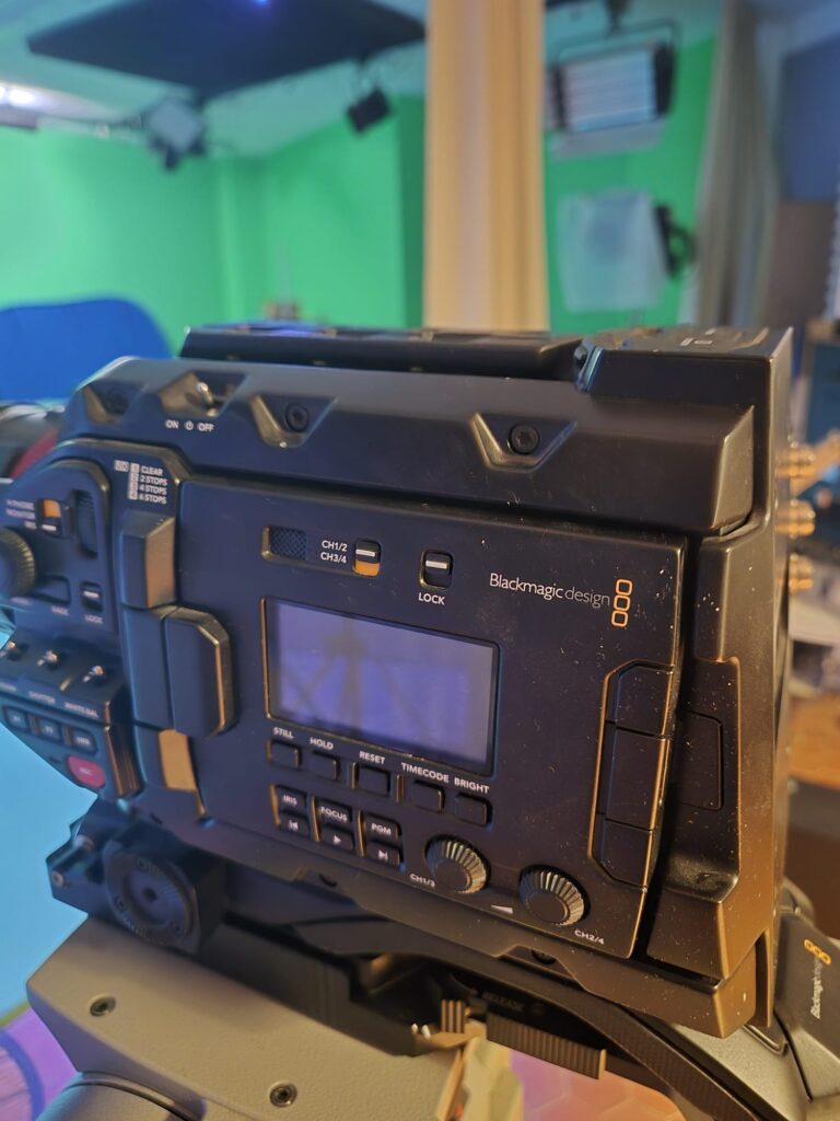 Canali della Blackmagic Broadcast Ursa G1