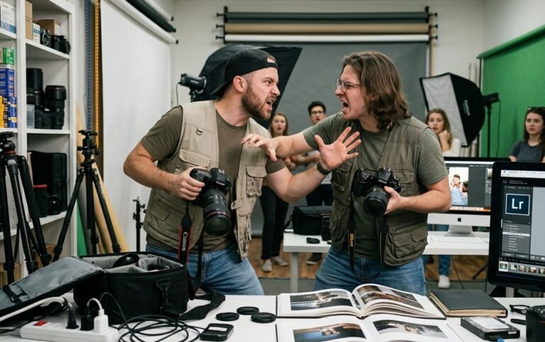 guerra tra fotografi